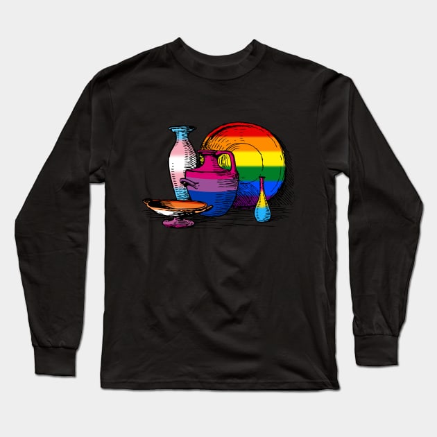 Gay Pottery in Support of LGBTQ rights Long Sleeve T-Shirt by Fusti